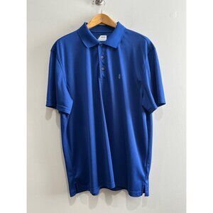 Izod Golf Polo Shirt Mens XXL Blue Short Sleeve Performance